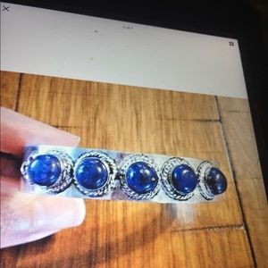 STERLING Silver Lapis Bracelet